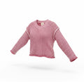 Hayden Girls Pink Lightly Sequined V Neck Sweater