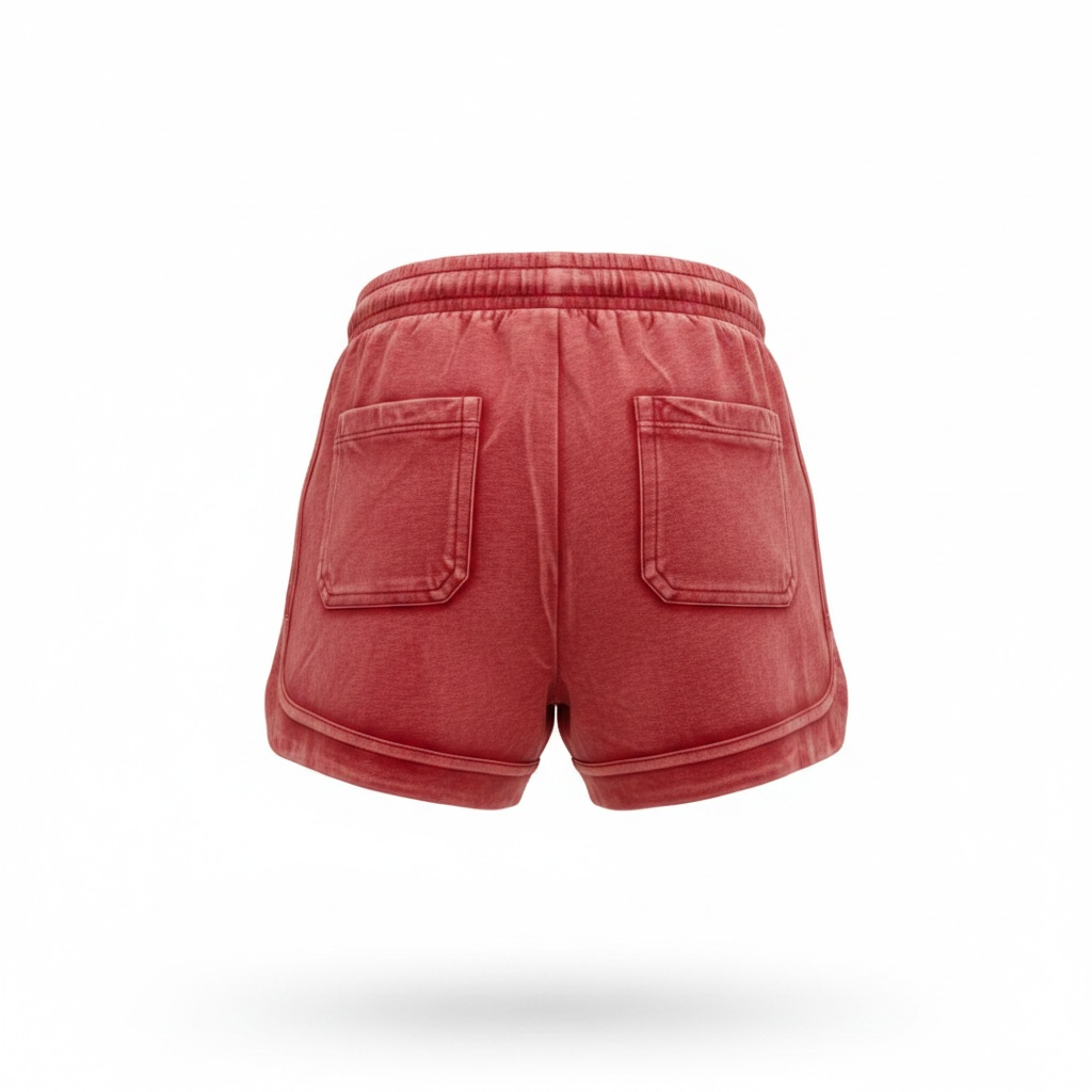 Hayden Girls Red Side Bow Detail Knit Shorts