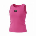 Lulu Mac Solid Hot Pink Girls Tank