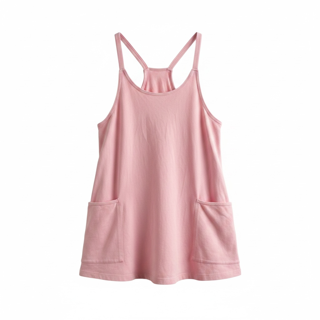 Kimberly C Pink Razor Back Athletic Dress