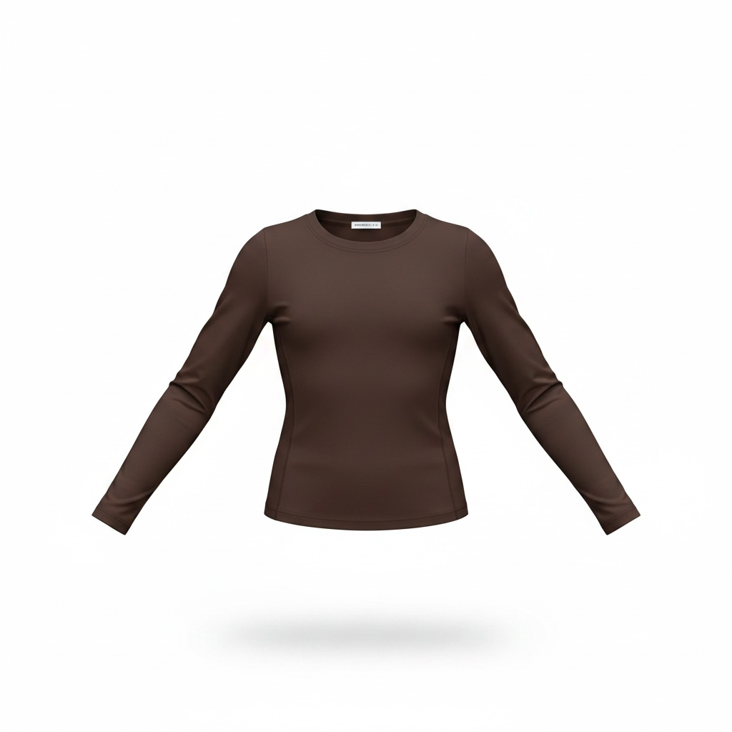 Kimberly C Brown Long Sleeve Crew Neck Tee