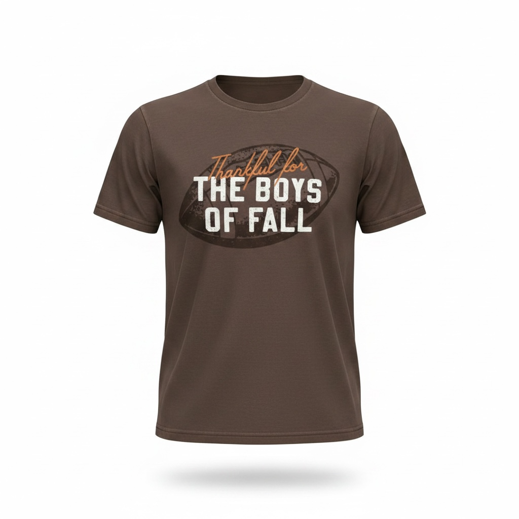Thankful For The Boys of Fall Shirt