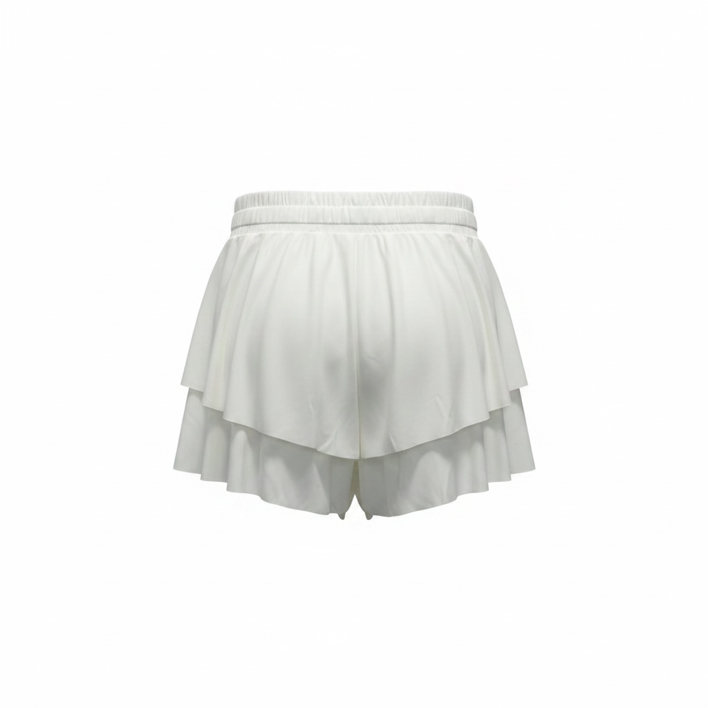 Kimberly C White Butterfly Skort