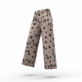 Hayden Girls Mocha Floral Print Washed Wide Leg Pant