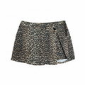 Tractr Leopard Print Skort